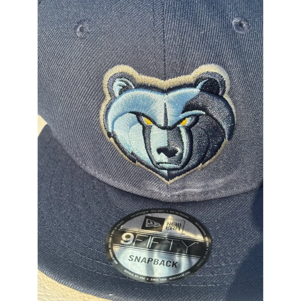 New Era 9FIFTY Memphis Grizzlies NBA Snapback Hat Navy Blue One Size Fits Most